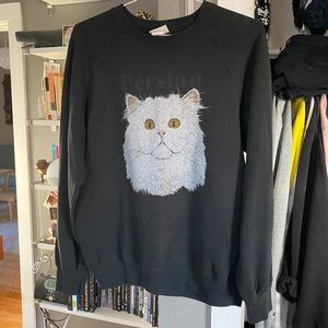 Cat Crew neck sweatshirt